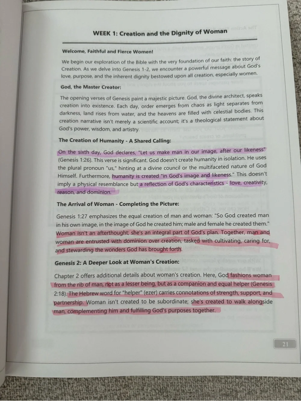 52 Week Bible Study Guide